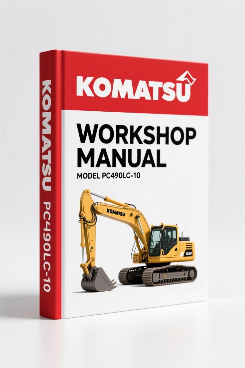Komatsu PC490LC-10 Workshop Manual – 1658 Pages of Factory Service Data
