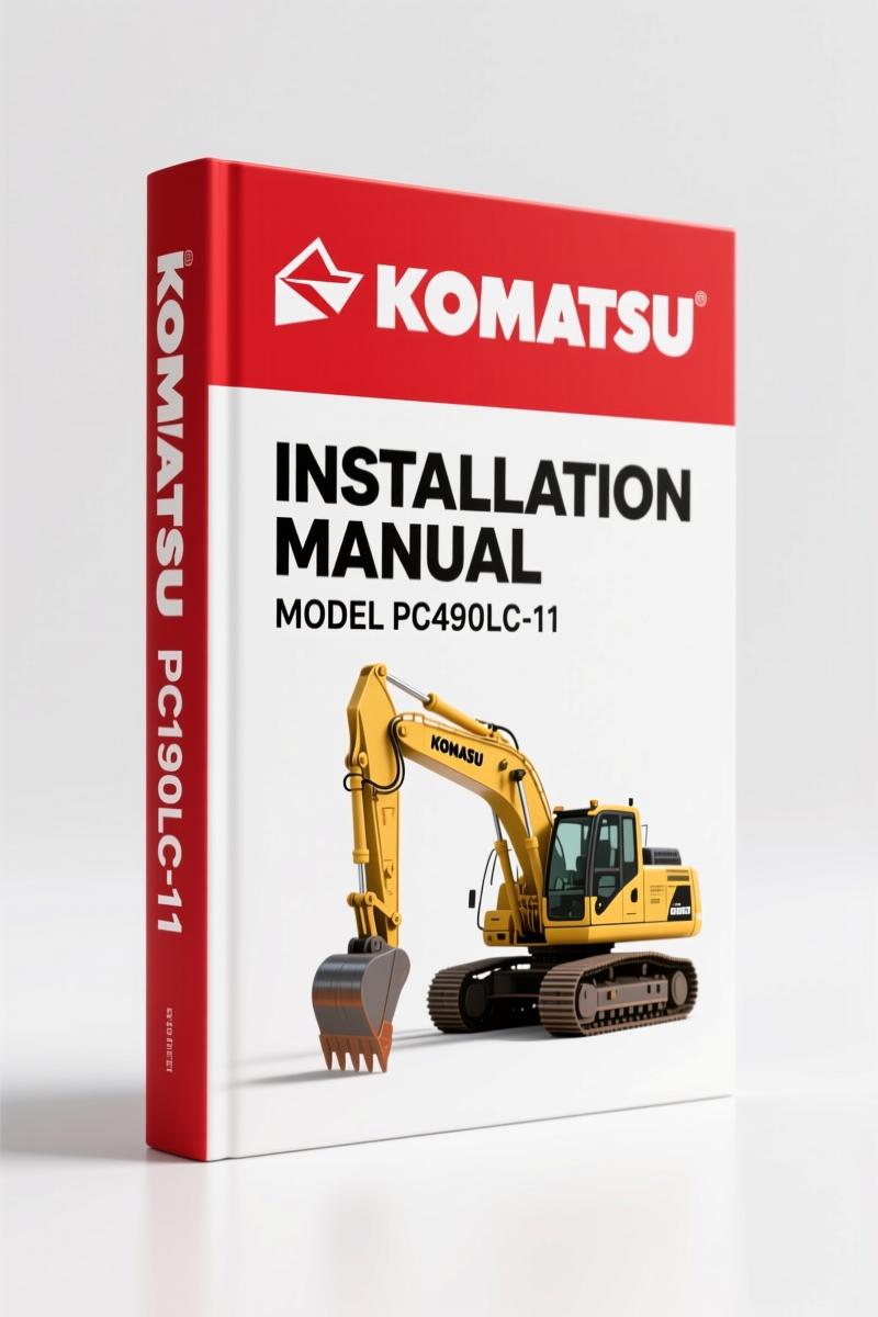 Komatsu PC490LC-11 Installation Manual – OEM Field Assembly Specs