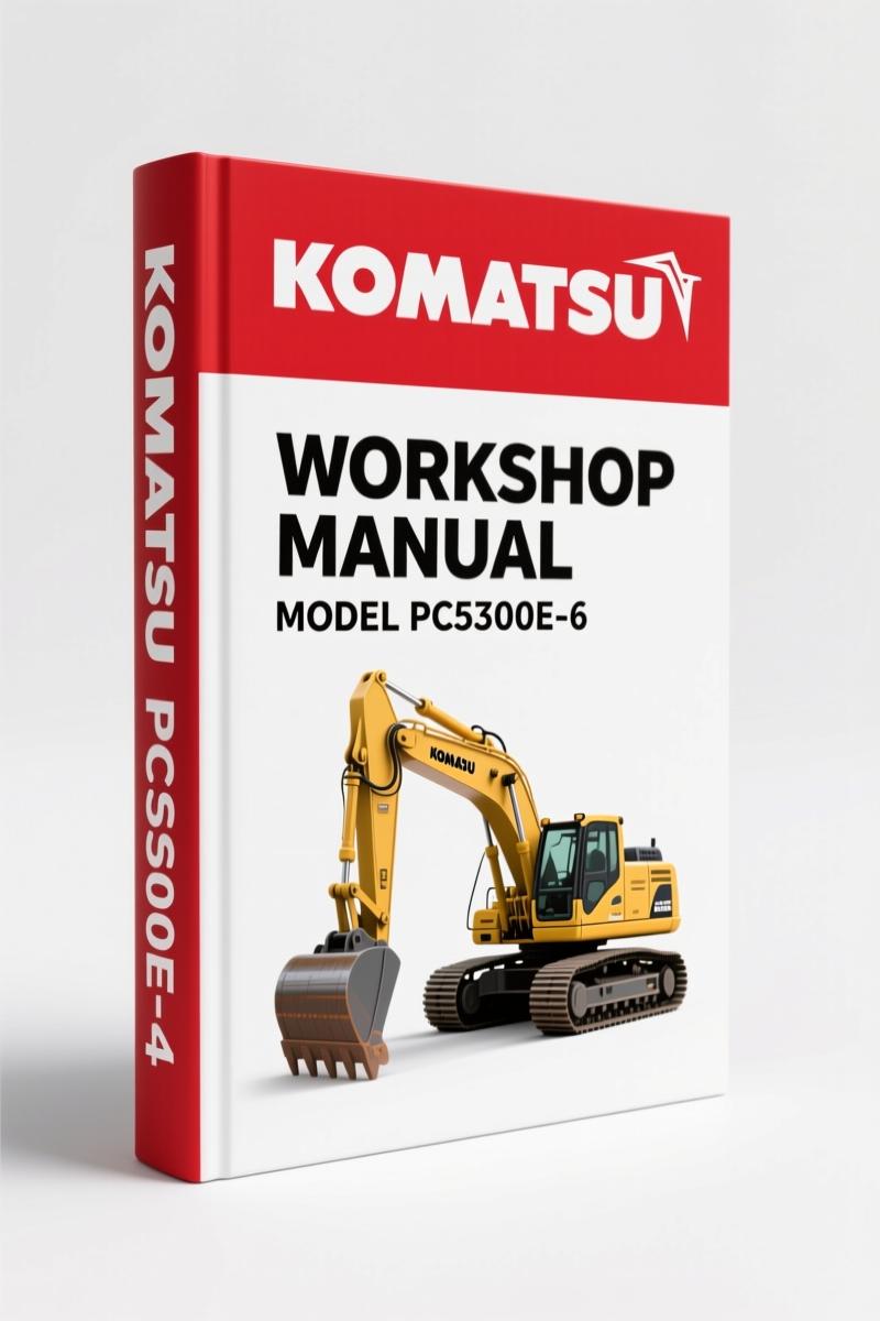 Komatsu PC5500E-6 Workshop Manual – 1378 Pages