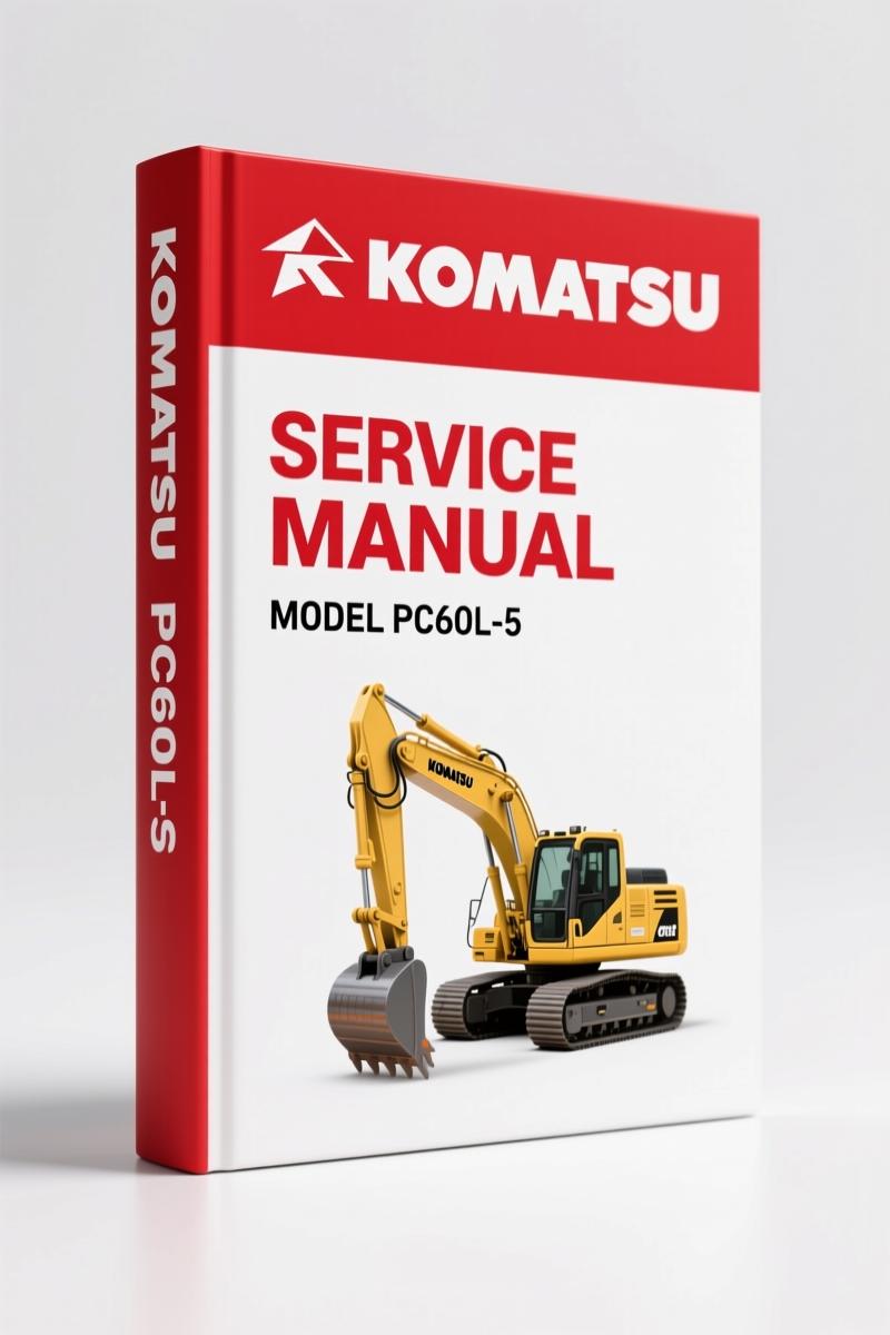 Komatsu PC60-5, PC60L-5, PC60U-5 1990 Service Manual – OEM Specs