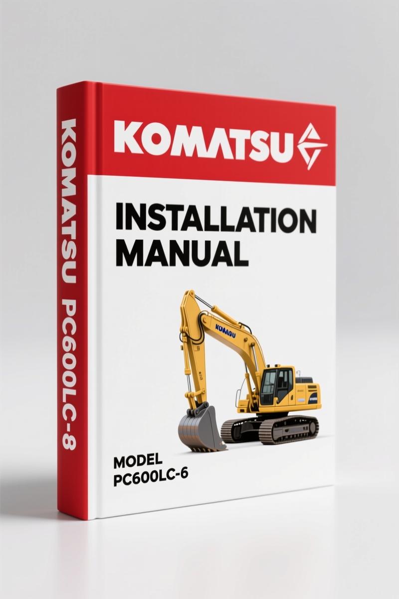 Komatsu PC600-6, PC600LC-6 2003 Installation Manual – 49 Pages