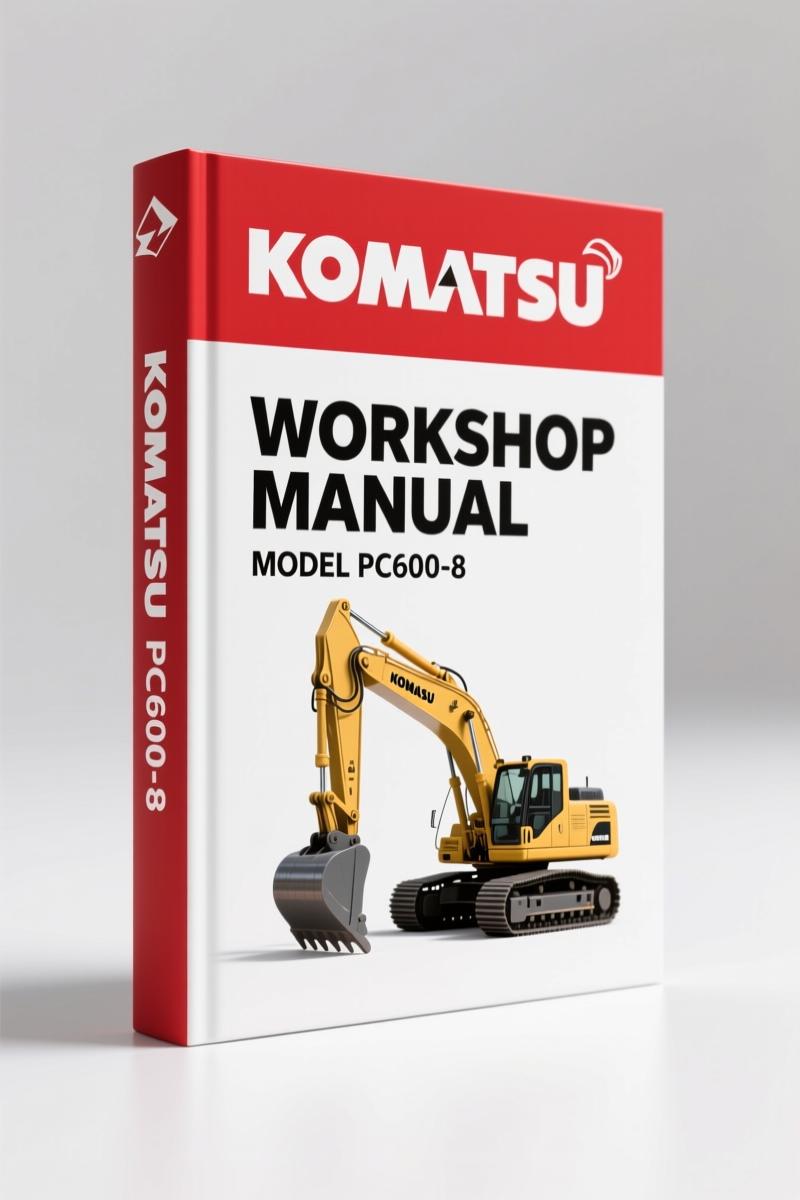 Komatsu PC600-8, PC600LC-8 Workshop Manual – 1067 Pages of Factory Specs