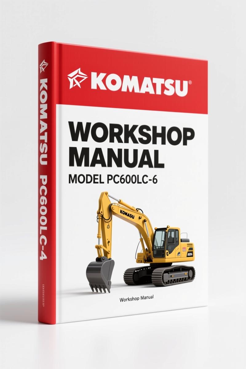 Komatsu PC600LC-6 Workshop Manual – Factory Service Data for 732-Page Excavator Guide