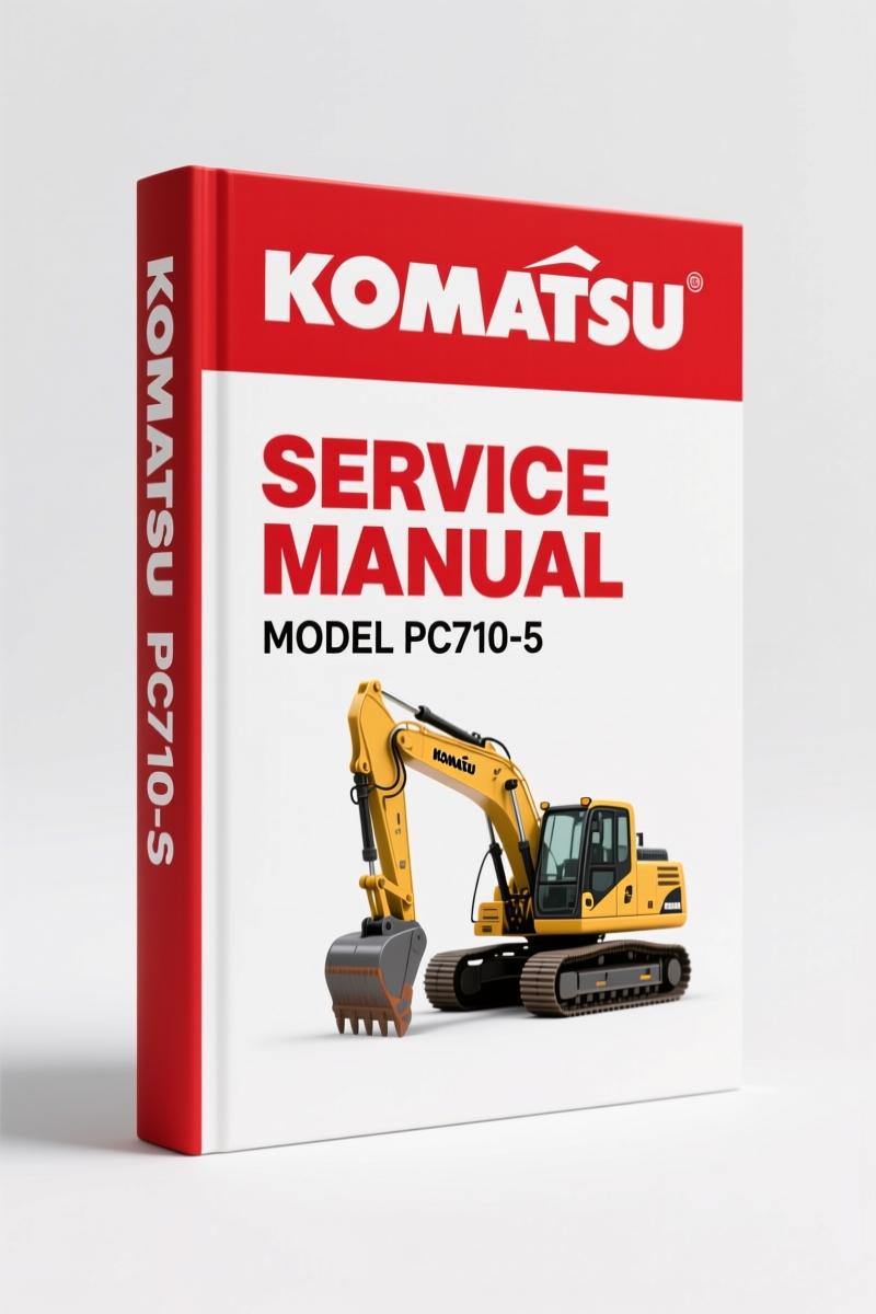 Komatsu PC650-5, PC650SE-5, PC650LC-5, PC710-5, PC710SE-5 1996 Service Manual