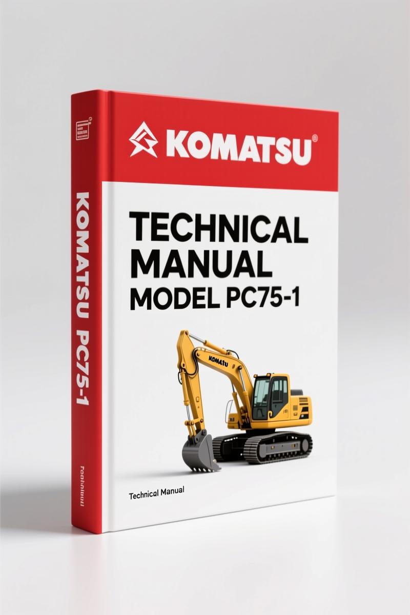 Komatsu PC75-1, PW75-1, WB70A-1, WB91R-2, WB93R-2 Technical Manual – 201 Pages