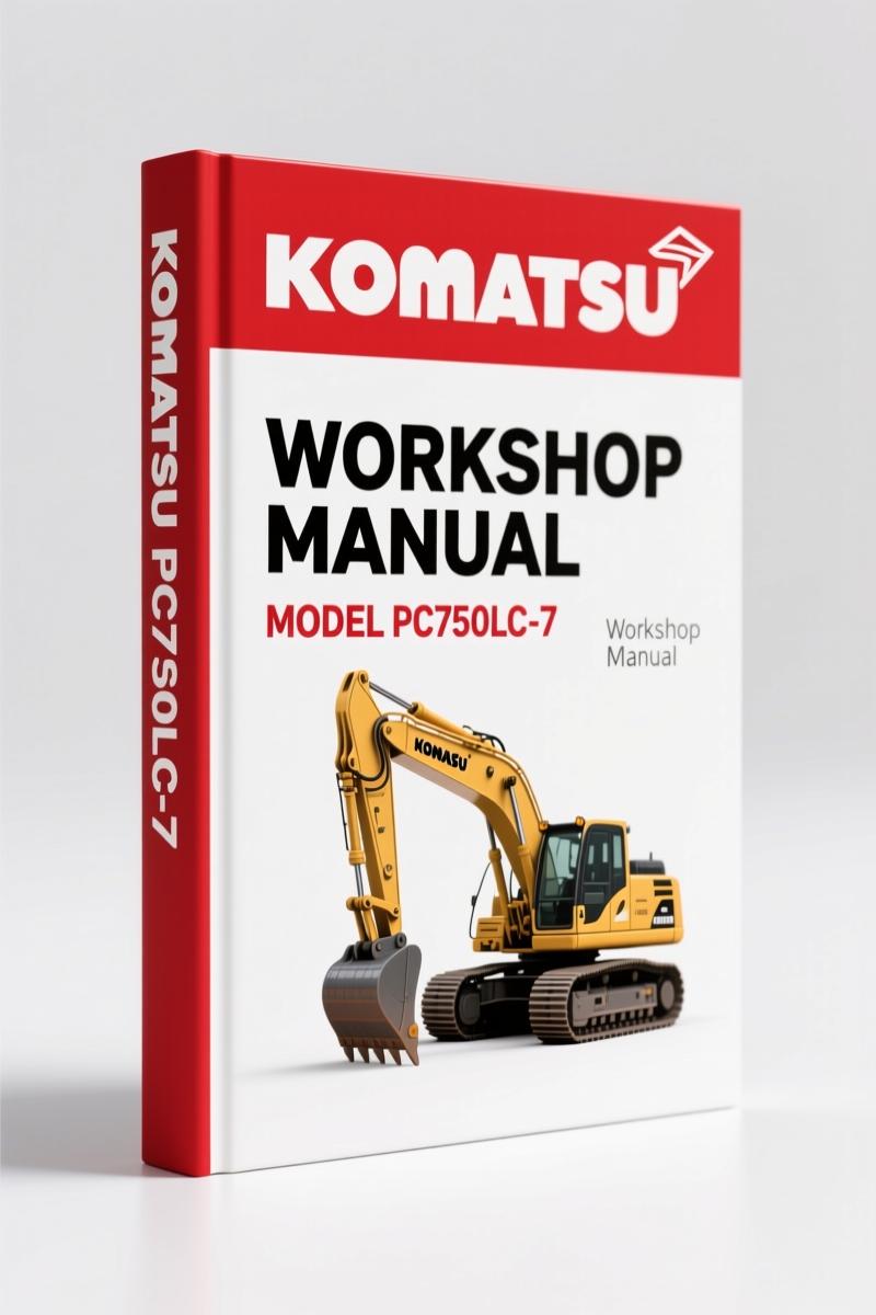 Komatsu PC750-7, PC800-7 2007 Workshop Manual – 837 Pages – Factory Specs