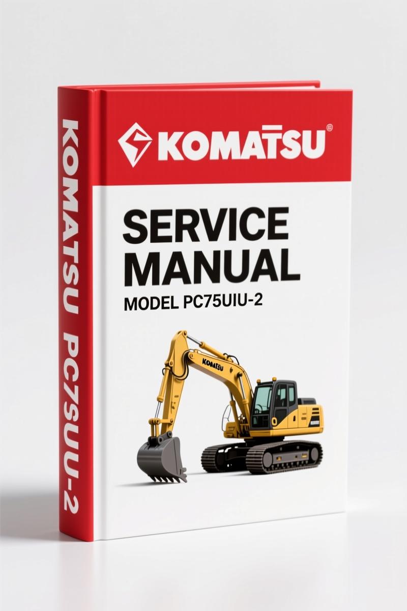 Komatsu PC75UU-2 2000 Service Manual – Factory Specs & Procedures