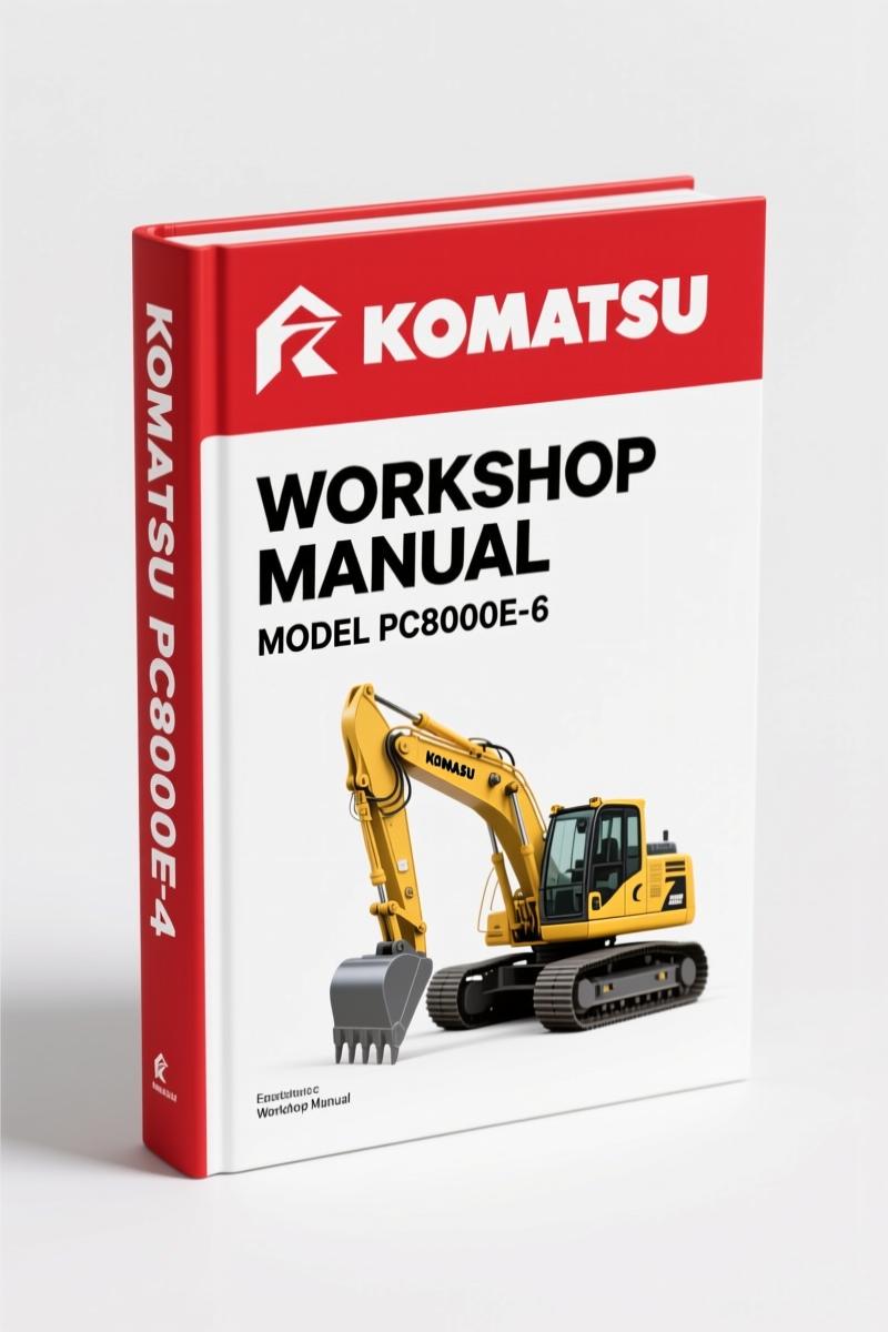 Komatsu PC8000E-6 Workshop Manual – 1518 Pages of Factory Specs