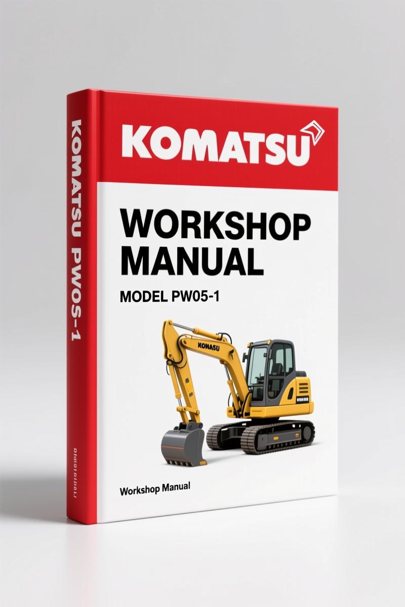 Komatsu PW05-1 1987 Workshop Manual – 136 Pages of Factory Specs