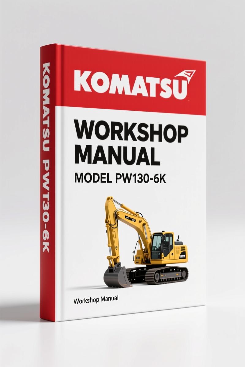 Komatsu PW130-6K 1995 Workshop Manual – Factory Specs