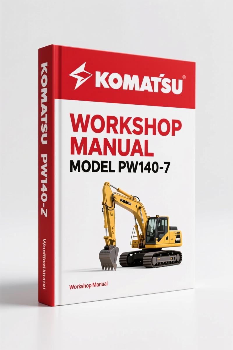 Komatsu PW140-7 2009 Workshop Manual – Factory Specs