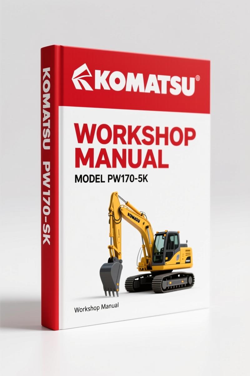 Komatsu PW170-5K 1995 Workshop Manual – Factory Specs