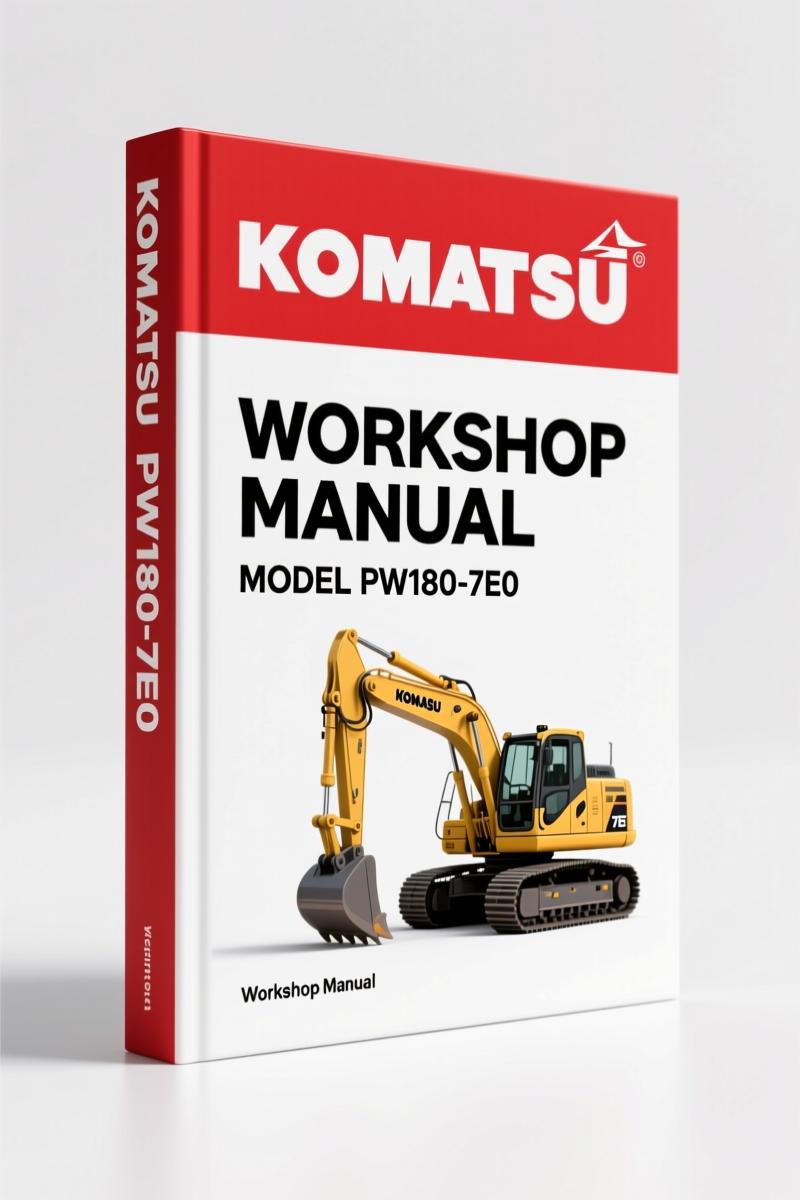 Komatsu PW180-7E0 2007 Workshop Manual – OEM Service Data