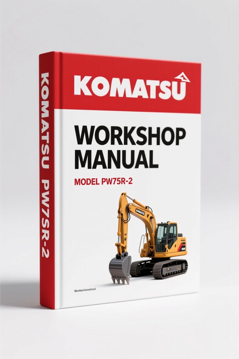 Komatsu PW75R-2 Workshop Manual – 464 Pages of Factory Hydraulic Excavator Service Data