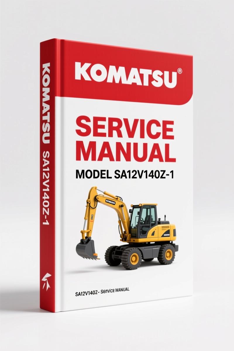 Komatsu SA12V140Z-1, SAA12V140ZE-2 2008 Service Manual – 286 Pages