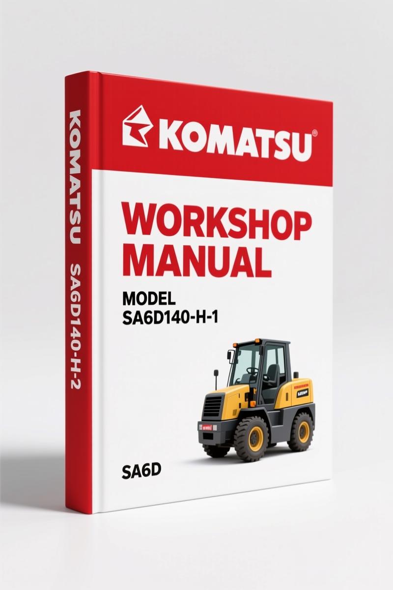Komatsu SA6D140-H-1 2004 Workshop Manual – 290 Page Factory Specs