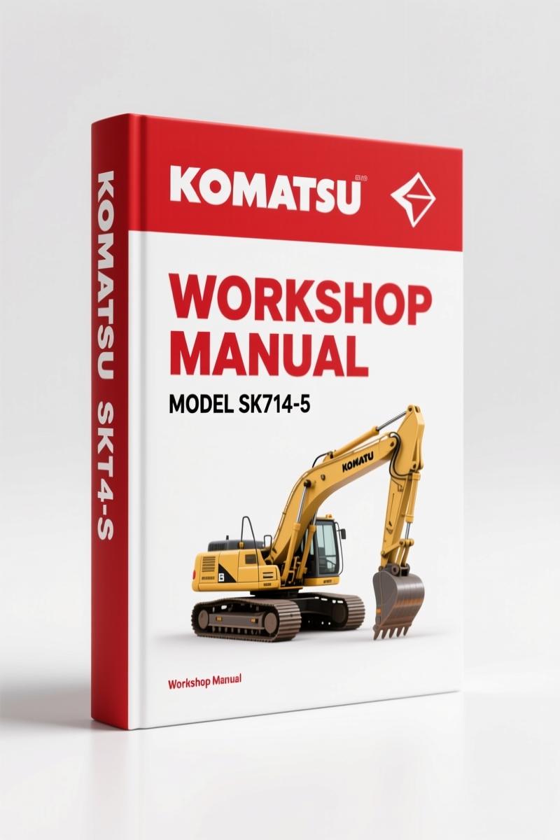 Komatsu SK714-5, SK815-5, SK815-5 turbo Workshop Manual – 258 Pages of Factory Specs