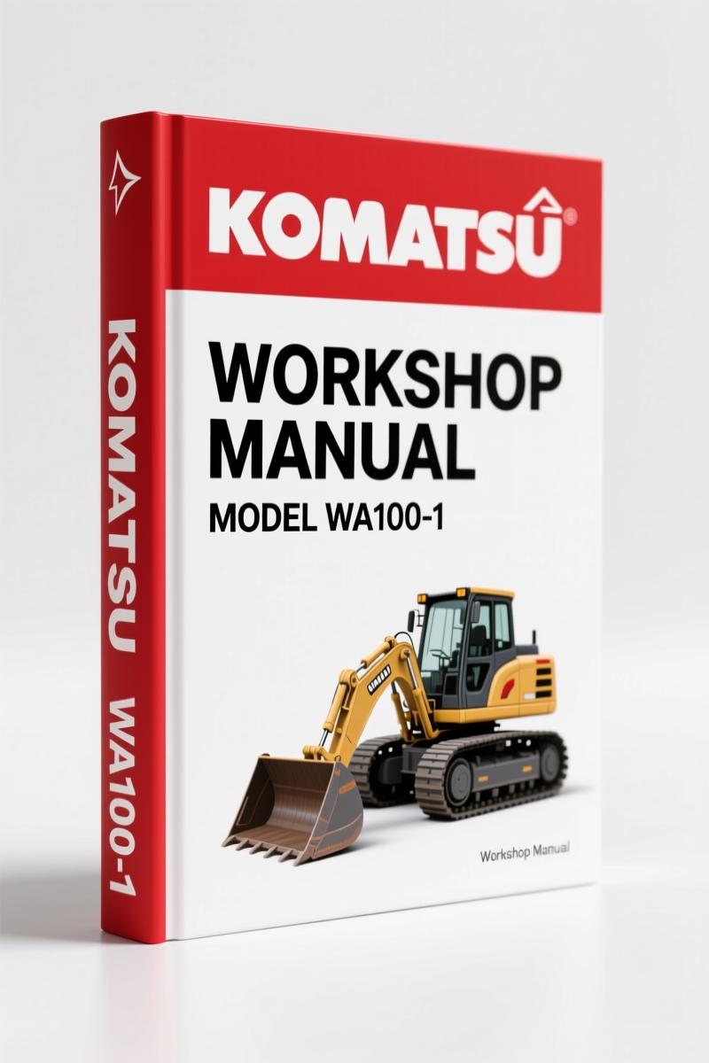 Komatsu WA100-1 1986 Workshop Manual – 626 Pages of Factory Service Data
