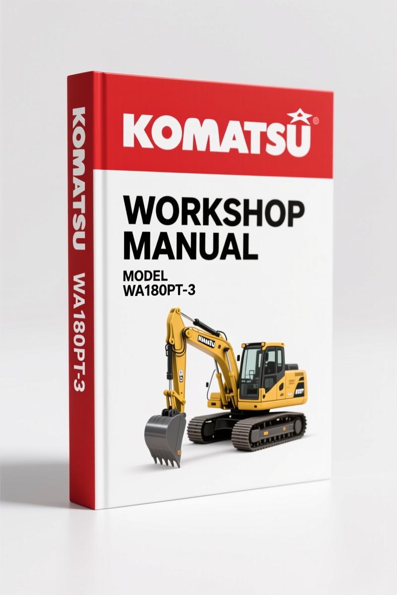 Komatsu WA180PT-3, WA180PT Workshop Manual – Factory Specs