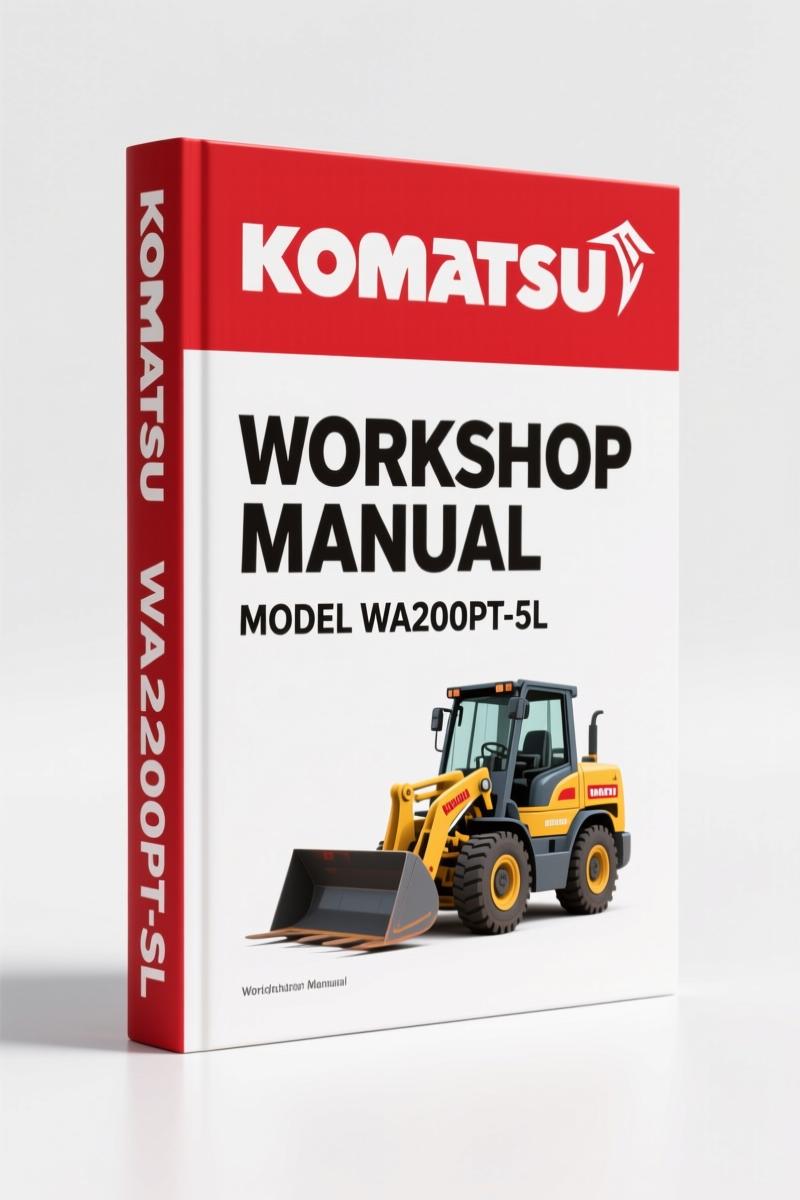 Komatsu WA200-5L WA200PT-5L 2007 Workshop Manual – 960 Pages OEM Specs