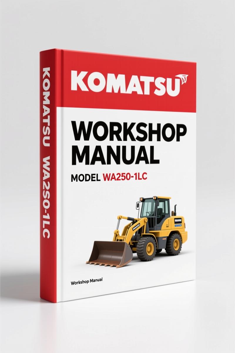 Komatsu WA250-1LC 1992 Workshop Manual – Factory Specs & Diagnostics