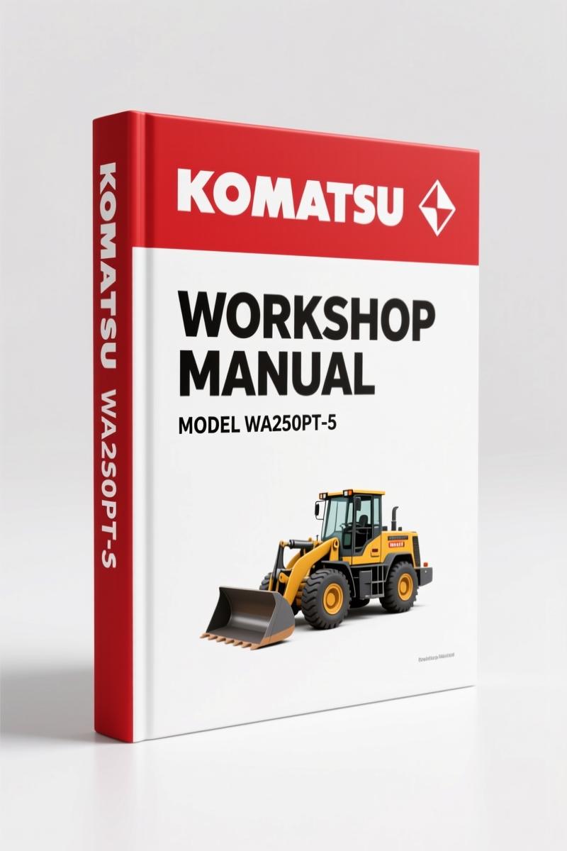 Komatsu WA250-5, WA250PT-5 2011 Workshop Manual – 832 Pages