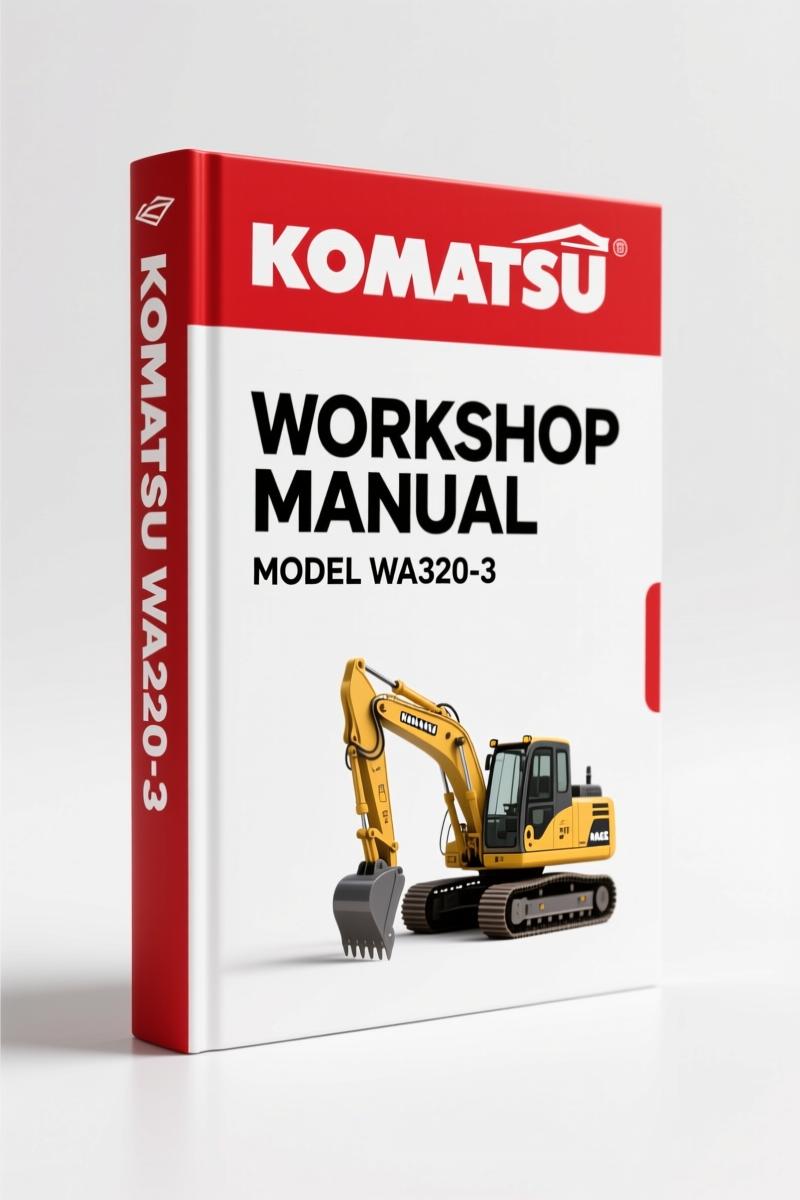 Komatsu WA320-3, WA320-3 CUSTOM 2007 Workshop Manual – 597 Pages