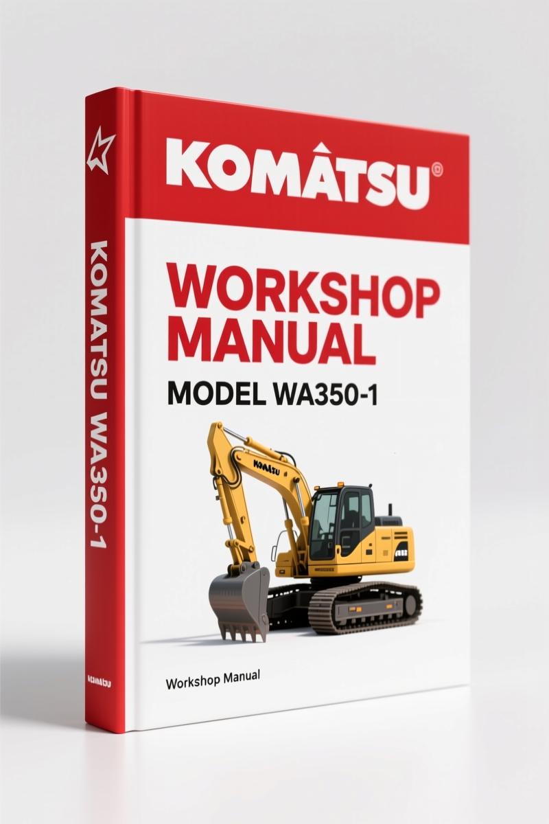Komatsu WA350-1 Workshop Manual – 781 Pages of Factory Specs