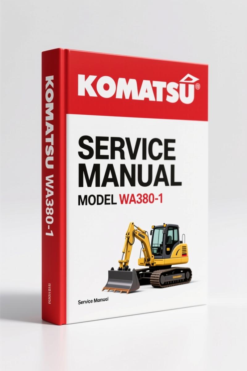 Komatsu WA380-1 Service Manual – 1076 Pages of Factory Specs