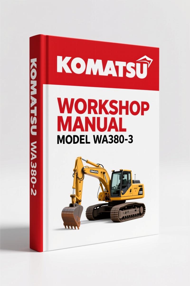 Komatsu WA380-3 1997 Workshop Manual – 808 Pages OEM Specs