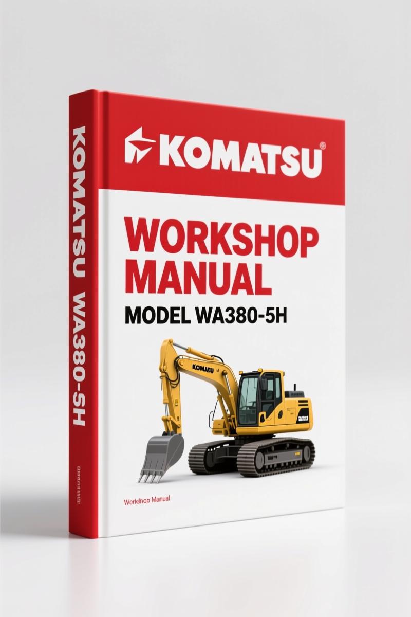 Komatsu WA380-5H 2002 Workshop Manual – 1170 Pages OEM