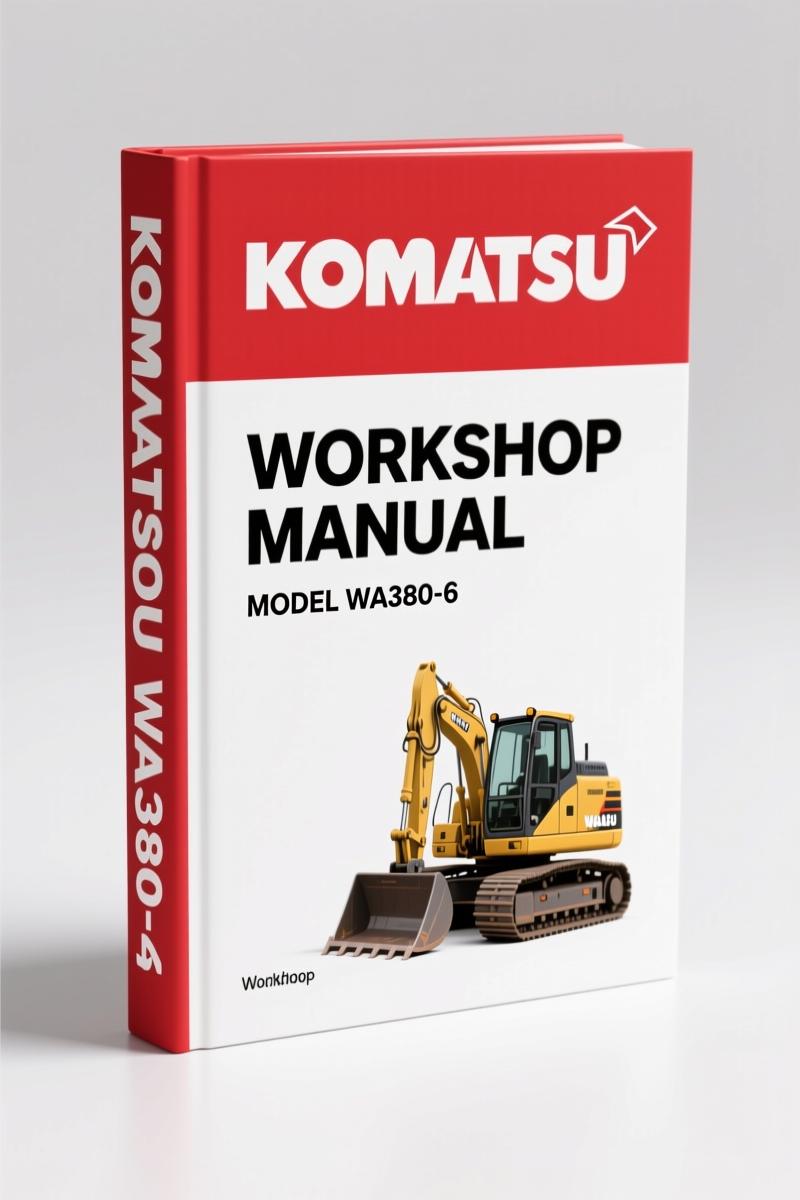 Komatsu WA380-6 2007 Workshop Manual – Factory Specs for Wheel Loader Maintenance