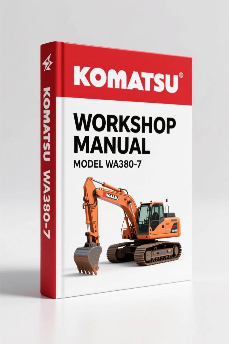 Komatsu WA380-7 2013 Workshop Manual – Factory Specs