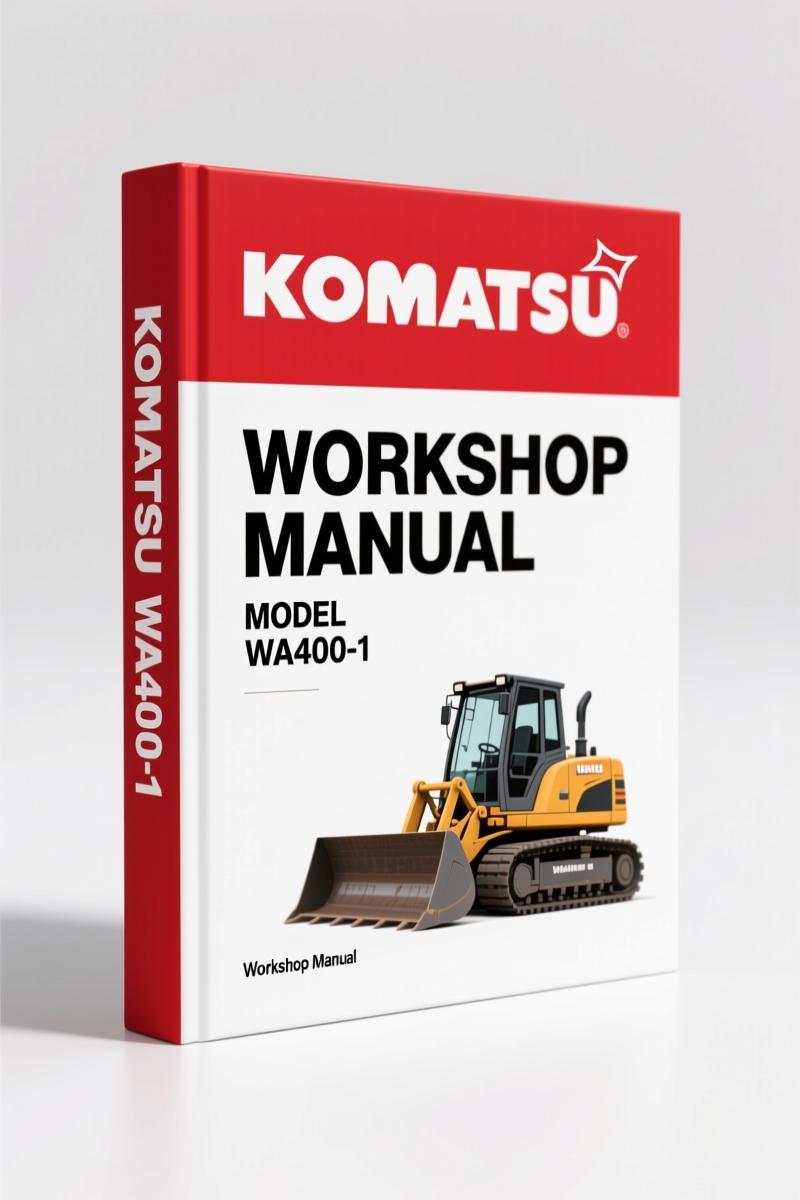 Komatsu WA400-1 Workshop Manual – 780 Pages of Factory Specs