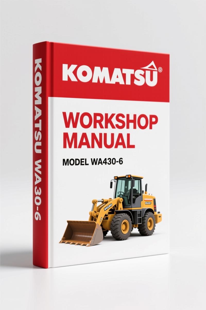Komatsu WA430-6 2005 Workshop Manual – Factory Specs & Procedures