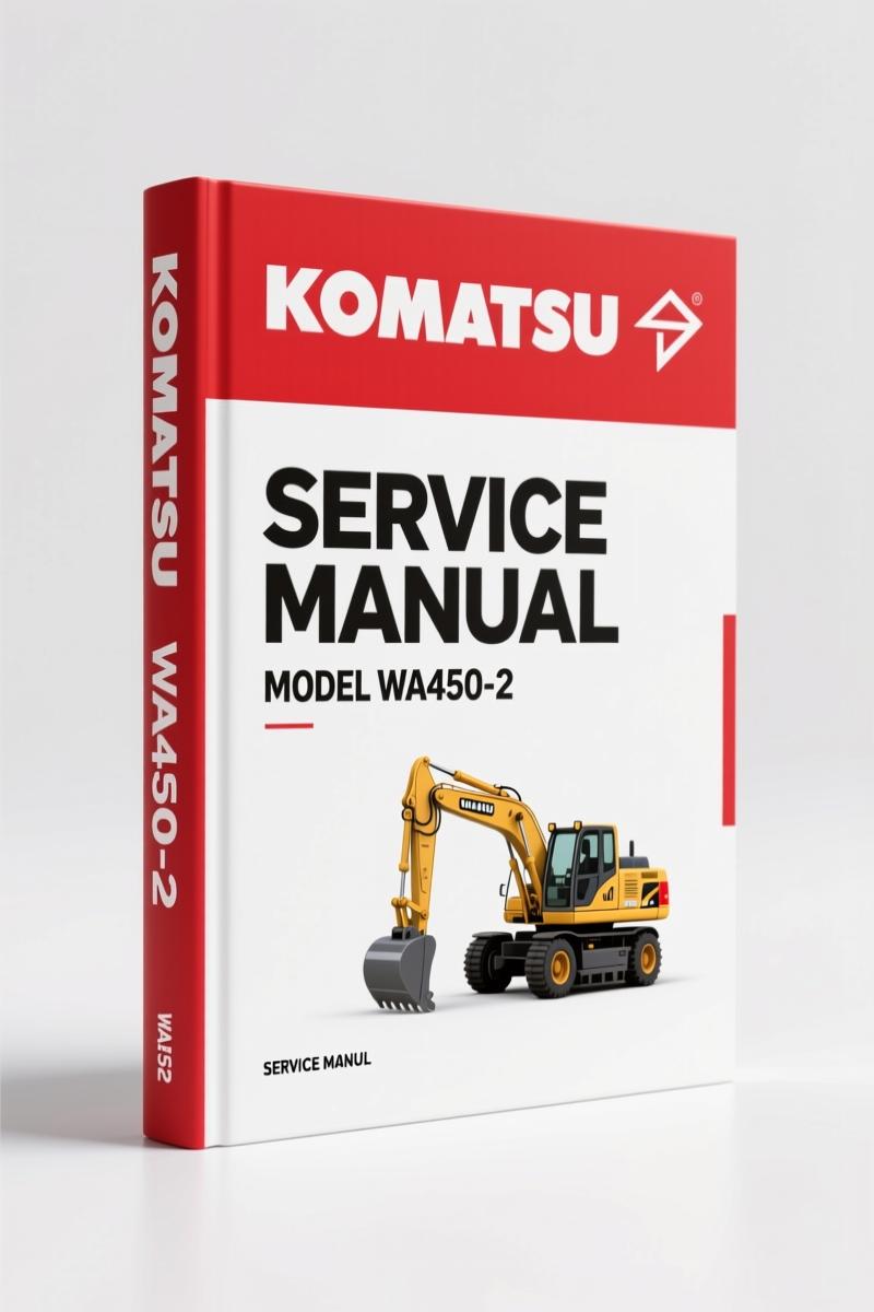 Komatsu WA450-2 1990 Service Manual – Factory Specs for Engine & Powertrain