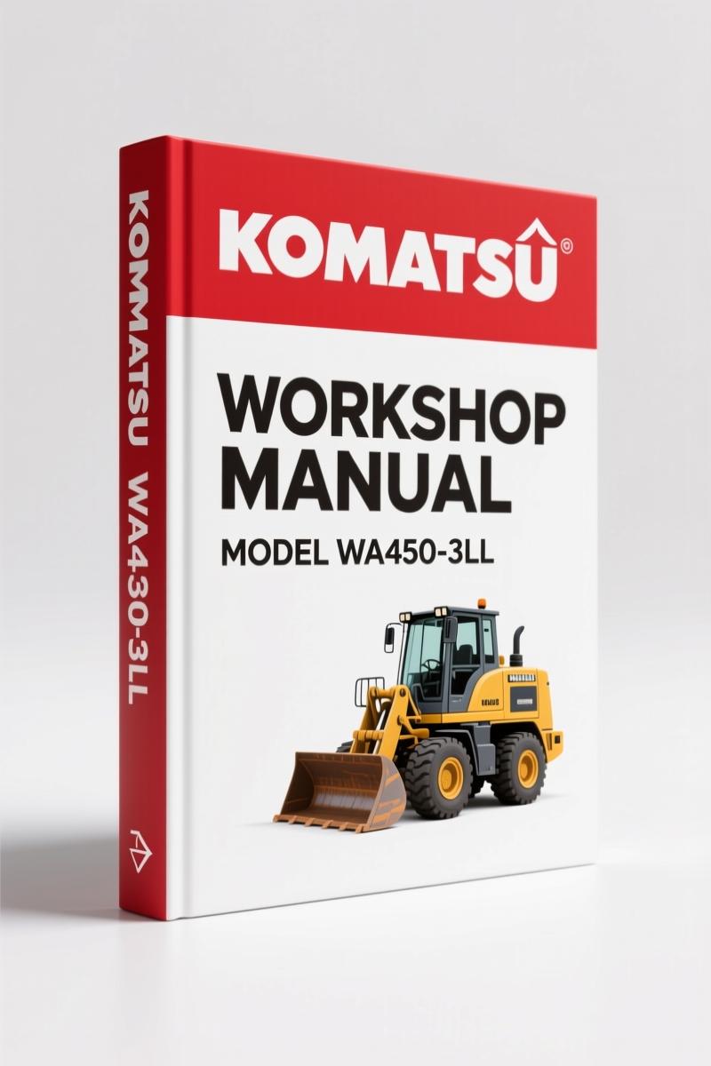 Komatsu WA450-3LL 2000 Workshop Manual – 789 Pages of Factory Repair Data