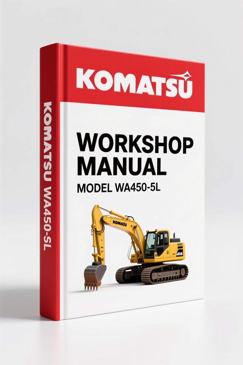 Komatsu WA450-5L WA480-5L 2005 Workshop Manual – 1411 Pages