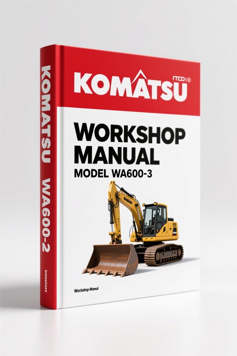 Komatsu WA600-3, WA600-3D 2007 Workshop Manual – Factory Specs