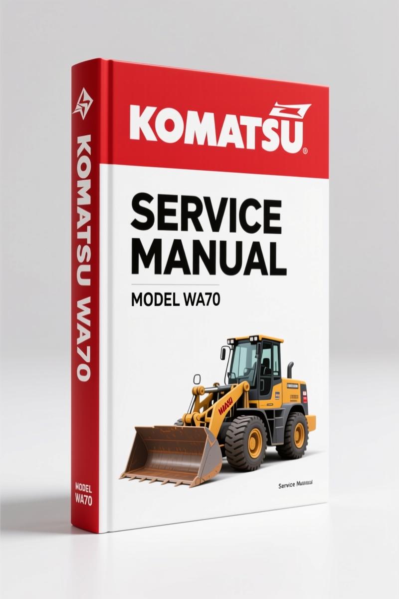 Komatsu WA70 Service Manual – 498 Pages of Factory Specs for Engine and Power Train