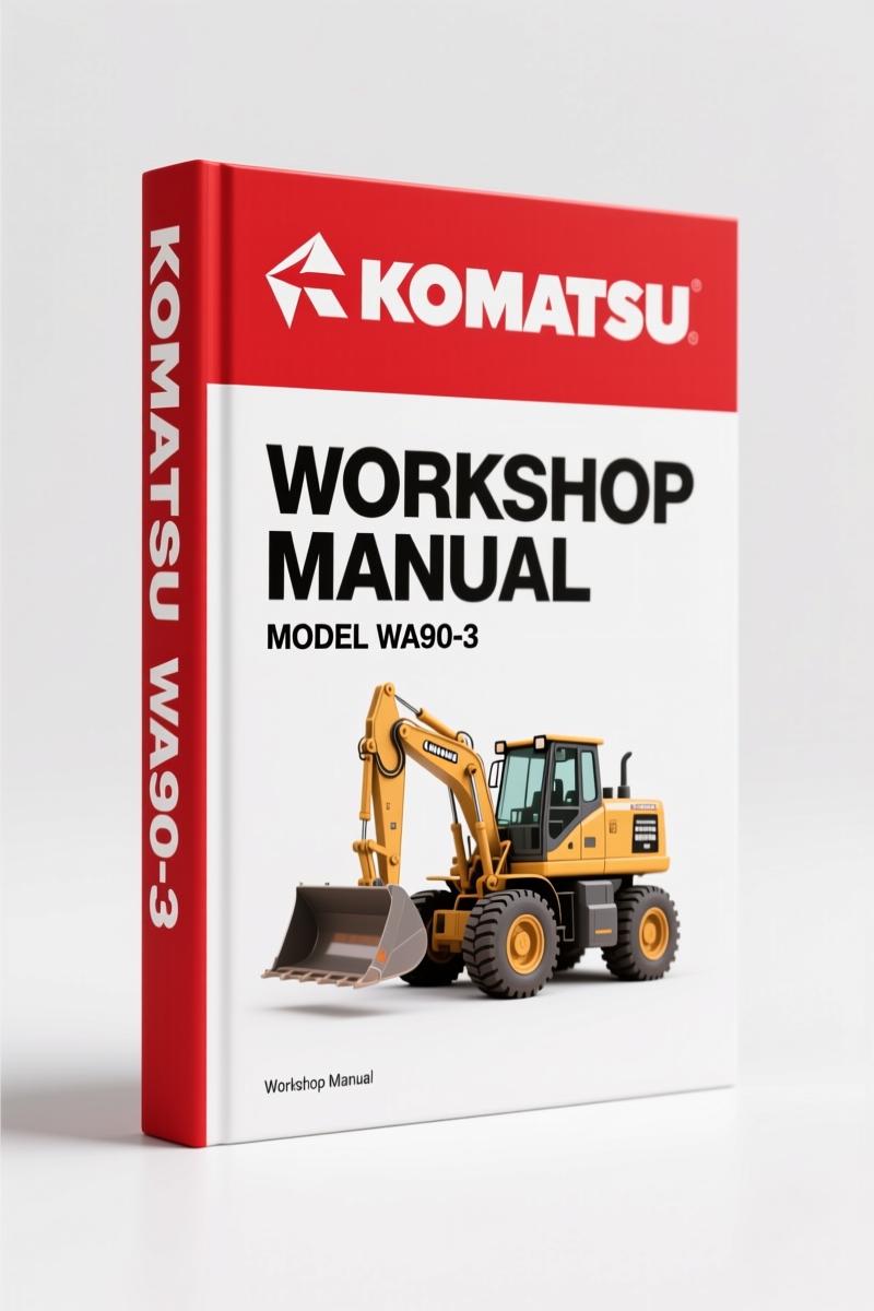 Komatsu WA90-3 Workshop Manual – 412 Pages of Factory Specs