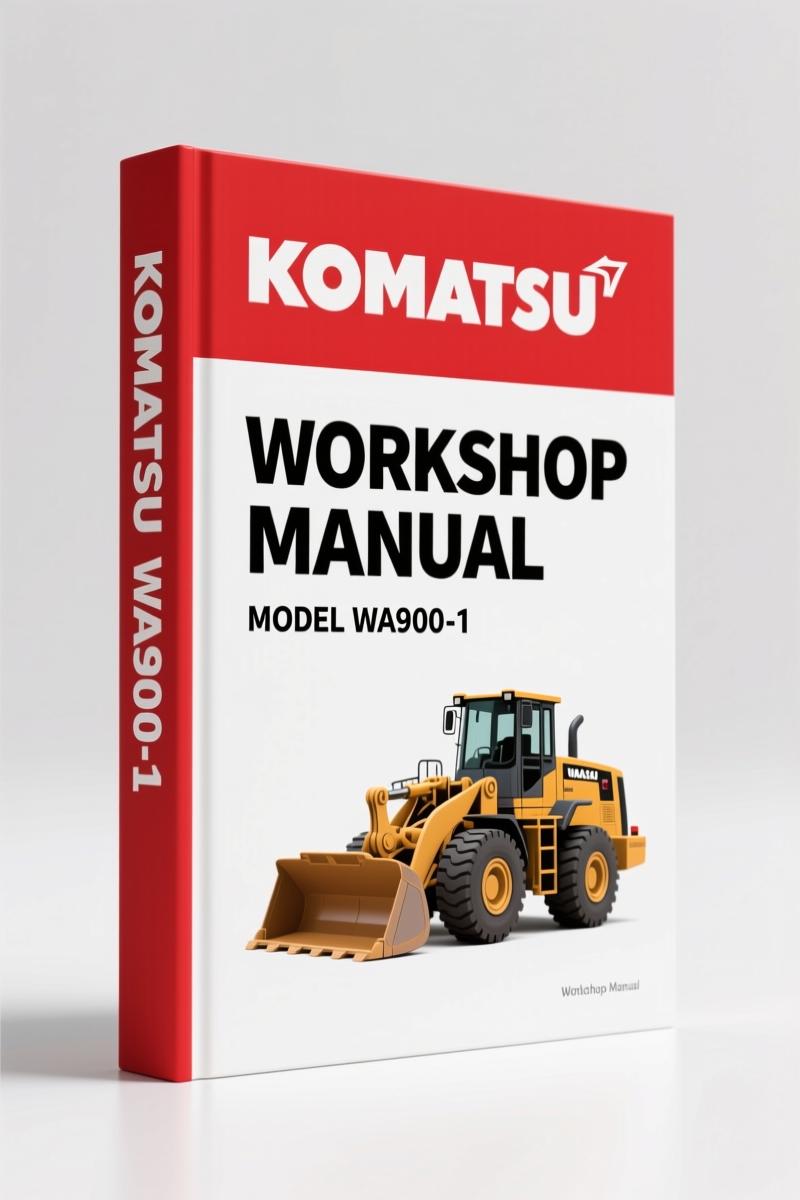 Komatsu WA900-1 1996 Workshop Manual – Factory Specs for SA12V140-1