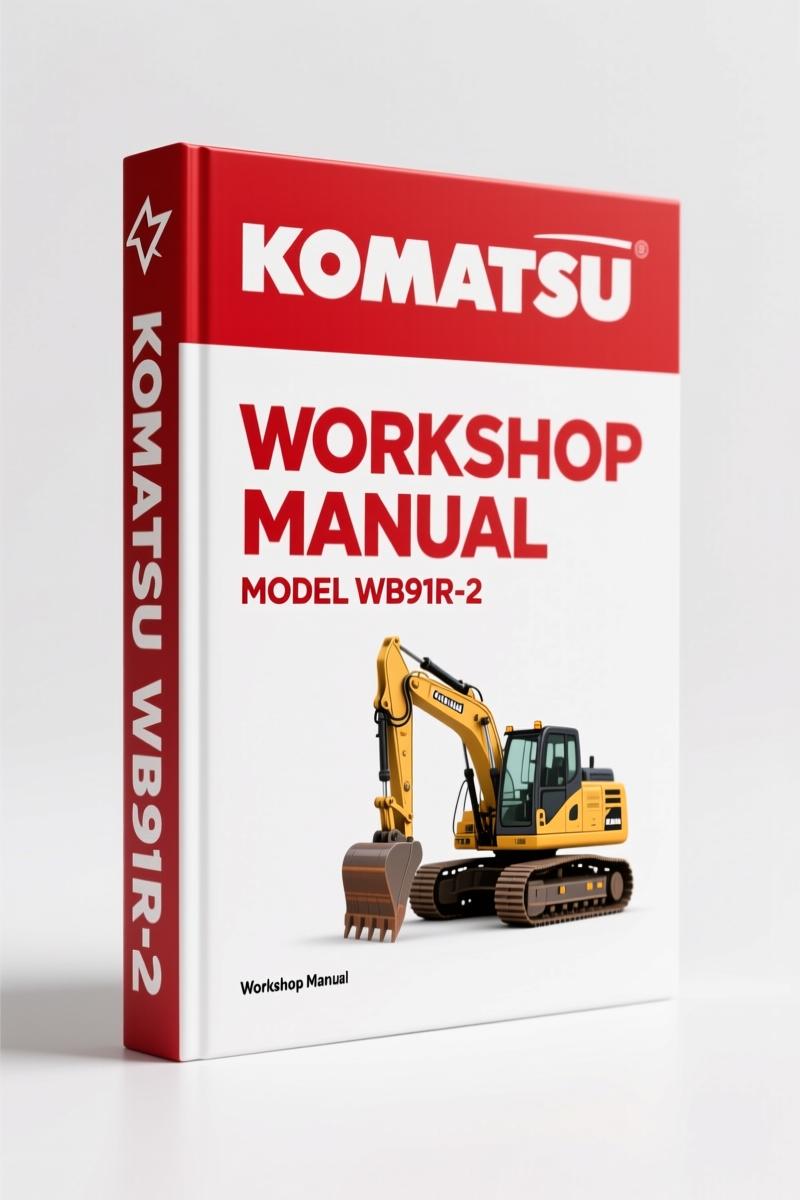 Komatsu WB91R-2, WB93R-2 Workshop Manual – 504 Pages of Factory Specs