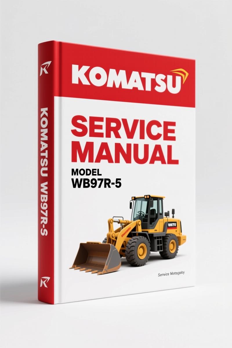 Komatsu WB97R-5 Service Manual – 588 Pages OEM Specs