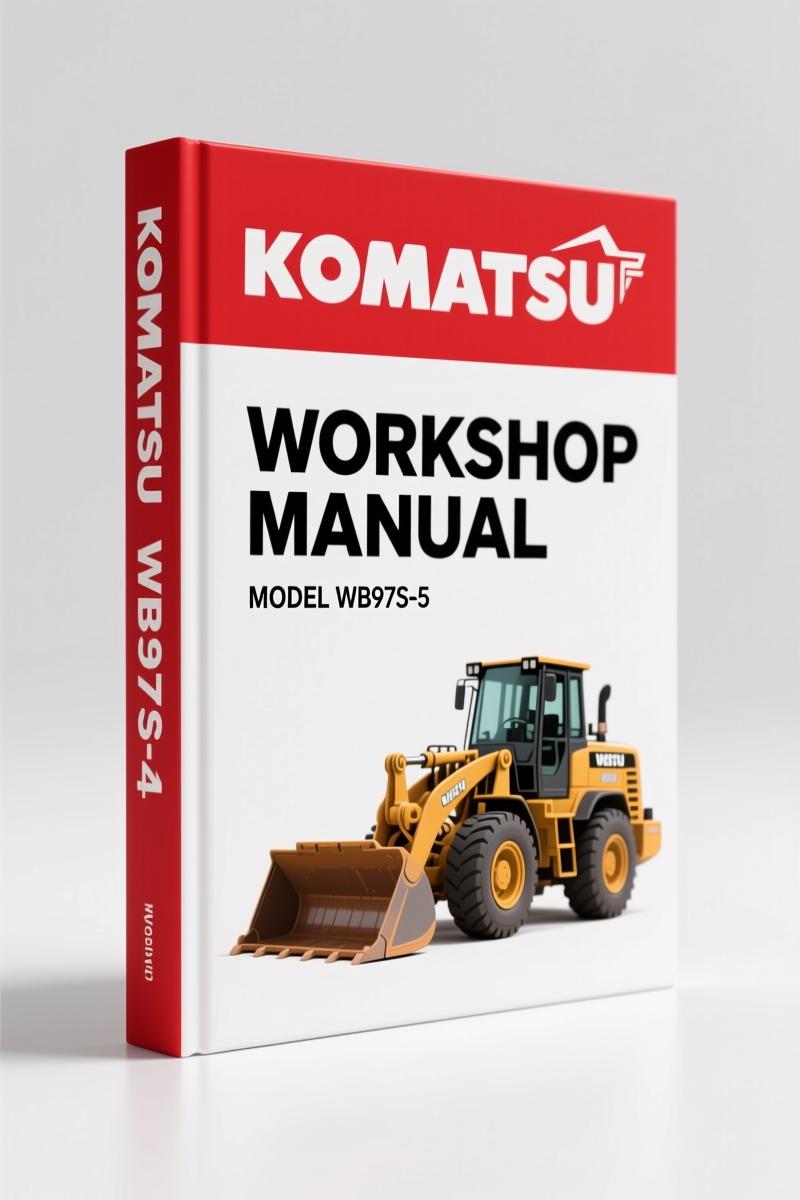 Komatsu WB97S-5 Workshop Manual – Factory Specs for Backhoe-Loader