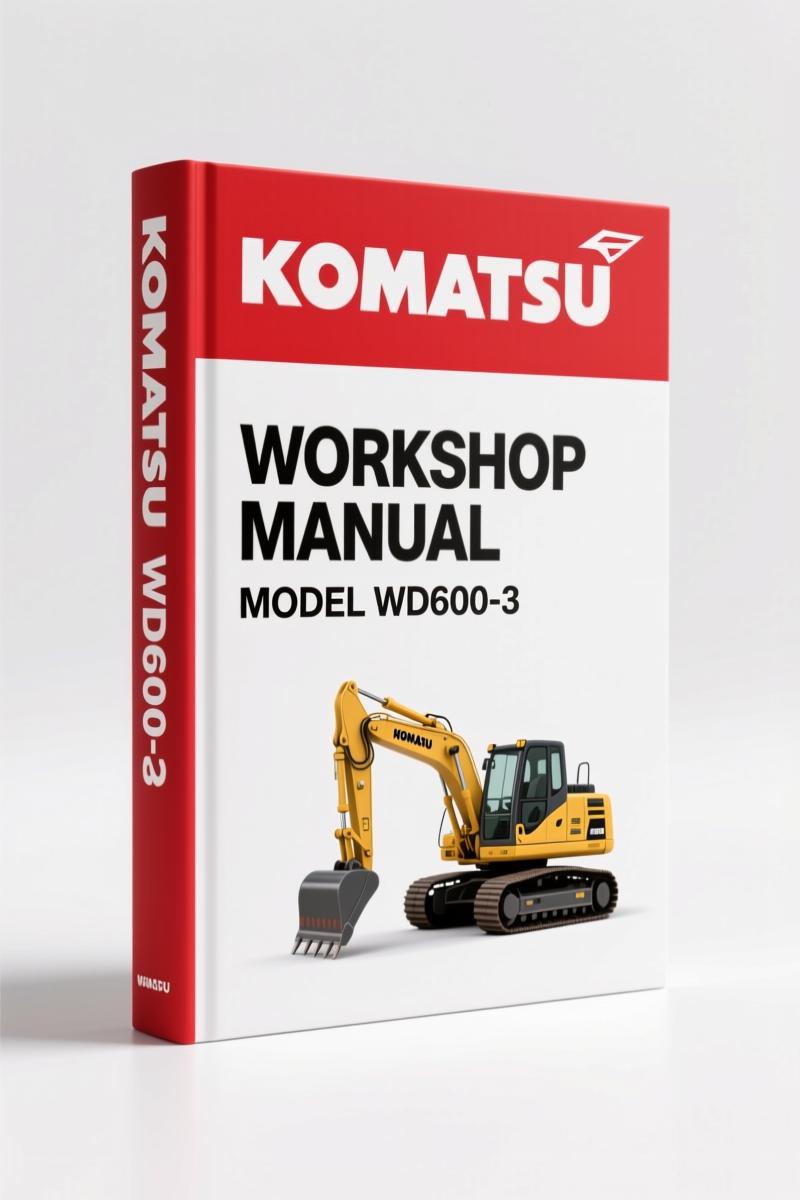 Komatsu WD600-3 2008 Workshop Manual – Factory Specs
