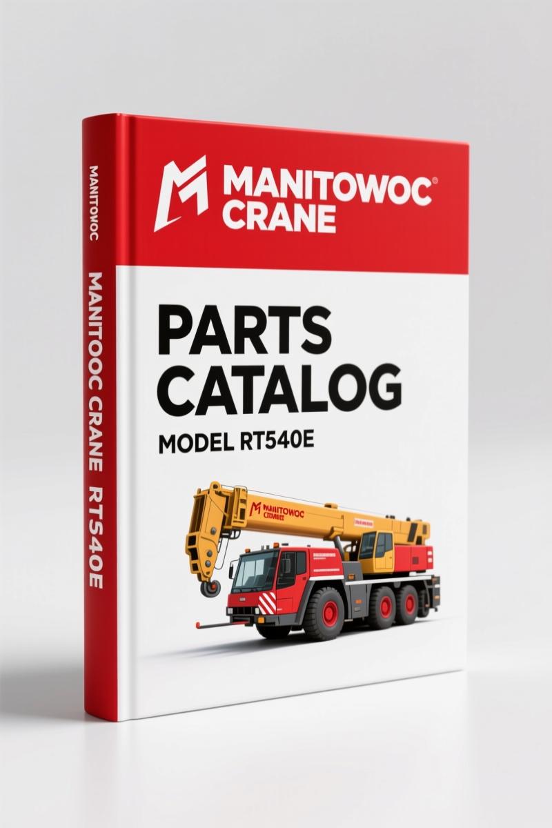 Manitowoc Crane RT540E 2008 Parts Catalog – 773 Pages of OEM Specs