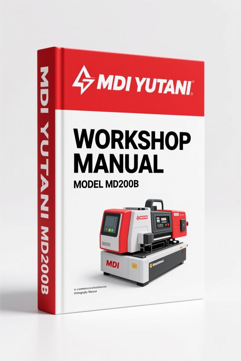 MDI Yutani MD200B Workshop Manual – 543-Page Factory Service Guide