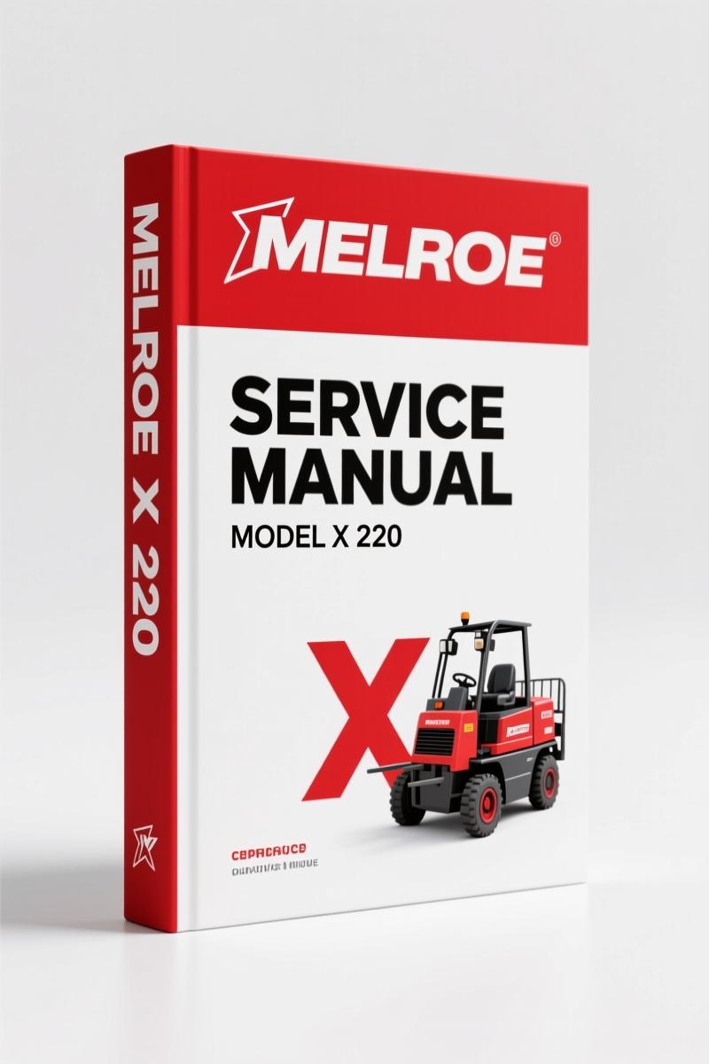 Melroe X 220 1989 Service Manual – Factory-Certified Repairs