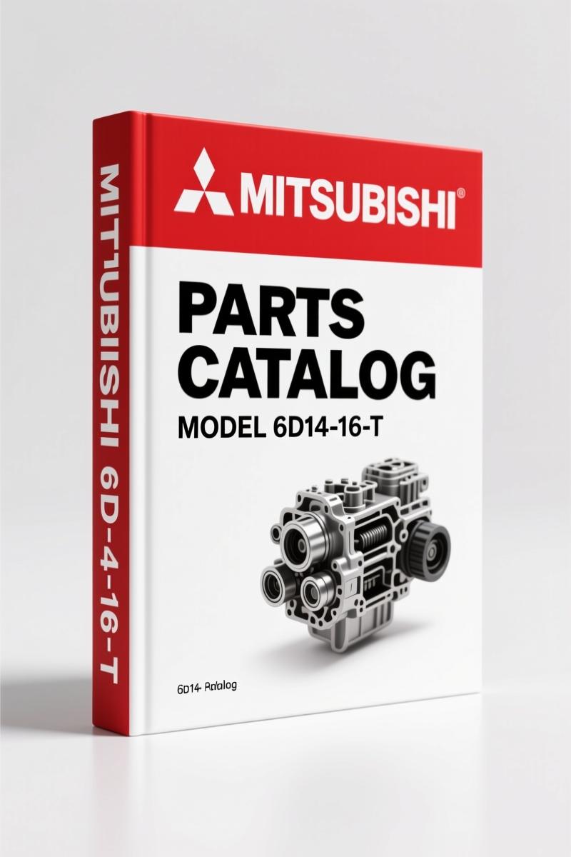 Mitsubishi 6D14-T, 6D14-15, 6D14-16-T Parts Catalog – OEM